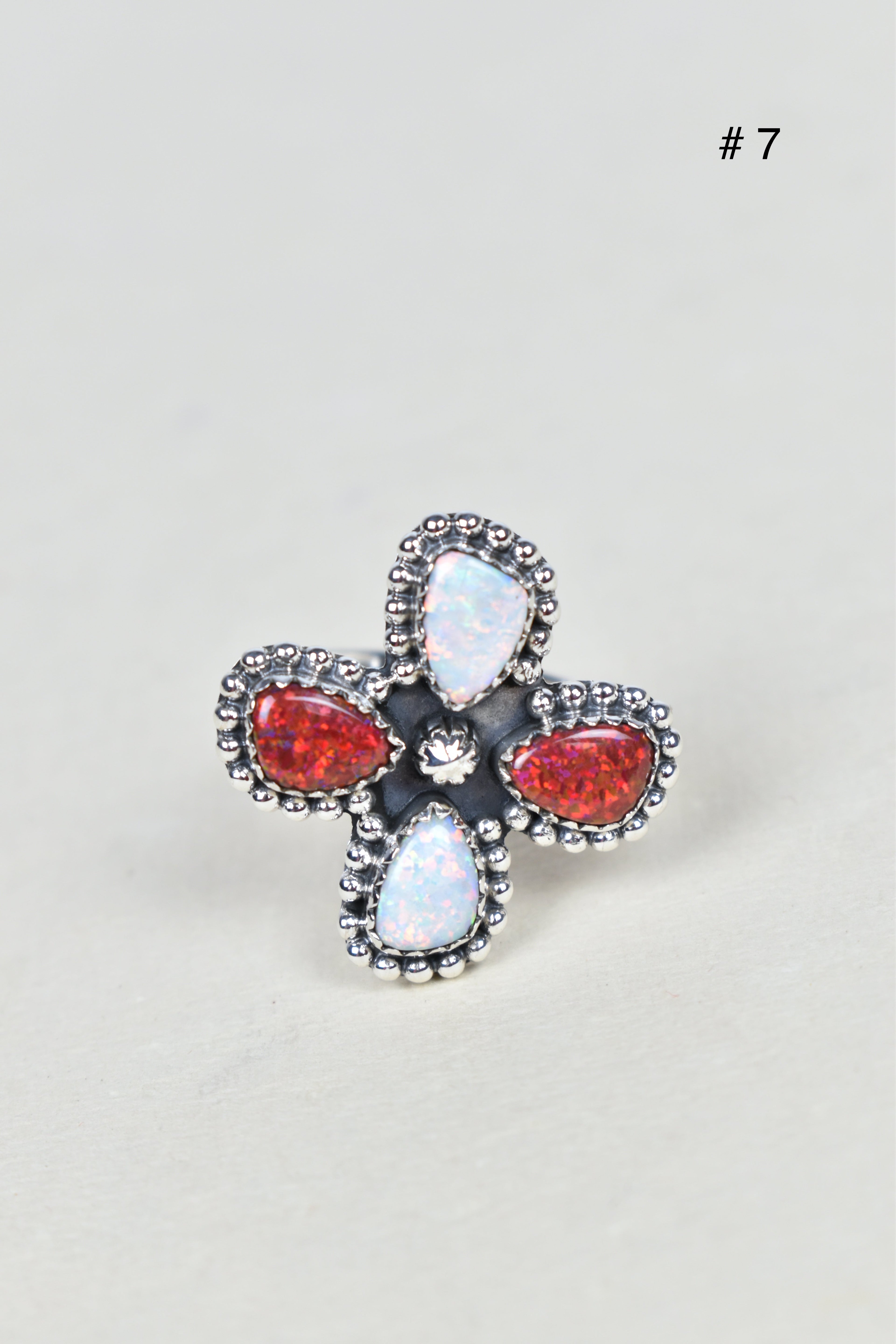 4 Leaf Cluster Ring-Cluster Rings-Krush Kandy, Women's Online Fashion Boutique Located in Phoenix, Arizona (Scottsdale Area)