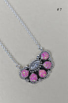 Paw Pad CZ & Stone Necklace-Pendant Necklaces-Krush Kandy, Women's Online Fashion Boutique Located in Phoenix, Arizona (Scottsdale Area)