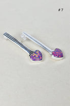 Silver Solitaire Bar Earrings-Drop Earrings-Krush Kandy, Women's Online Fashion Boutique Located in Phoenix, Arizona (Scottsdale Area)