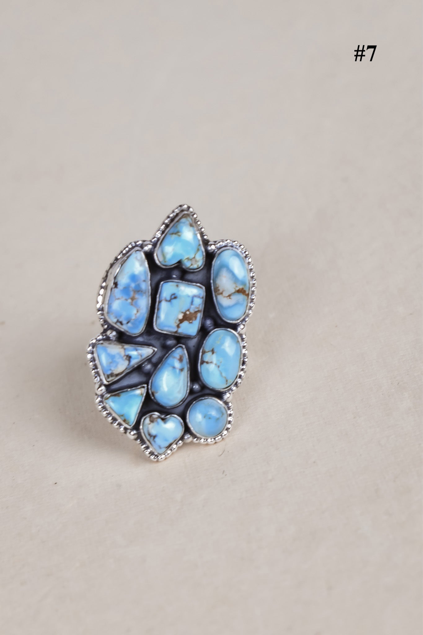 Golden Hills Chunky Cluster Sterling Silver Rings-Cluster Rings-Krush Kandy, Women's Online Fashion Boutique Located in Phoenix, Arizona (Scottsdale Area)