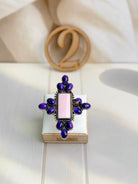 Pink Conch & Berry Dahlia Mama Cluster Rings-Rings-Krush Kandy, Women's Online Fashion Boutique Located in Phoenix, Arizona (Scottsdale Area)