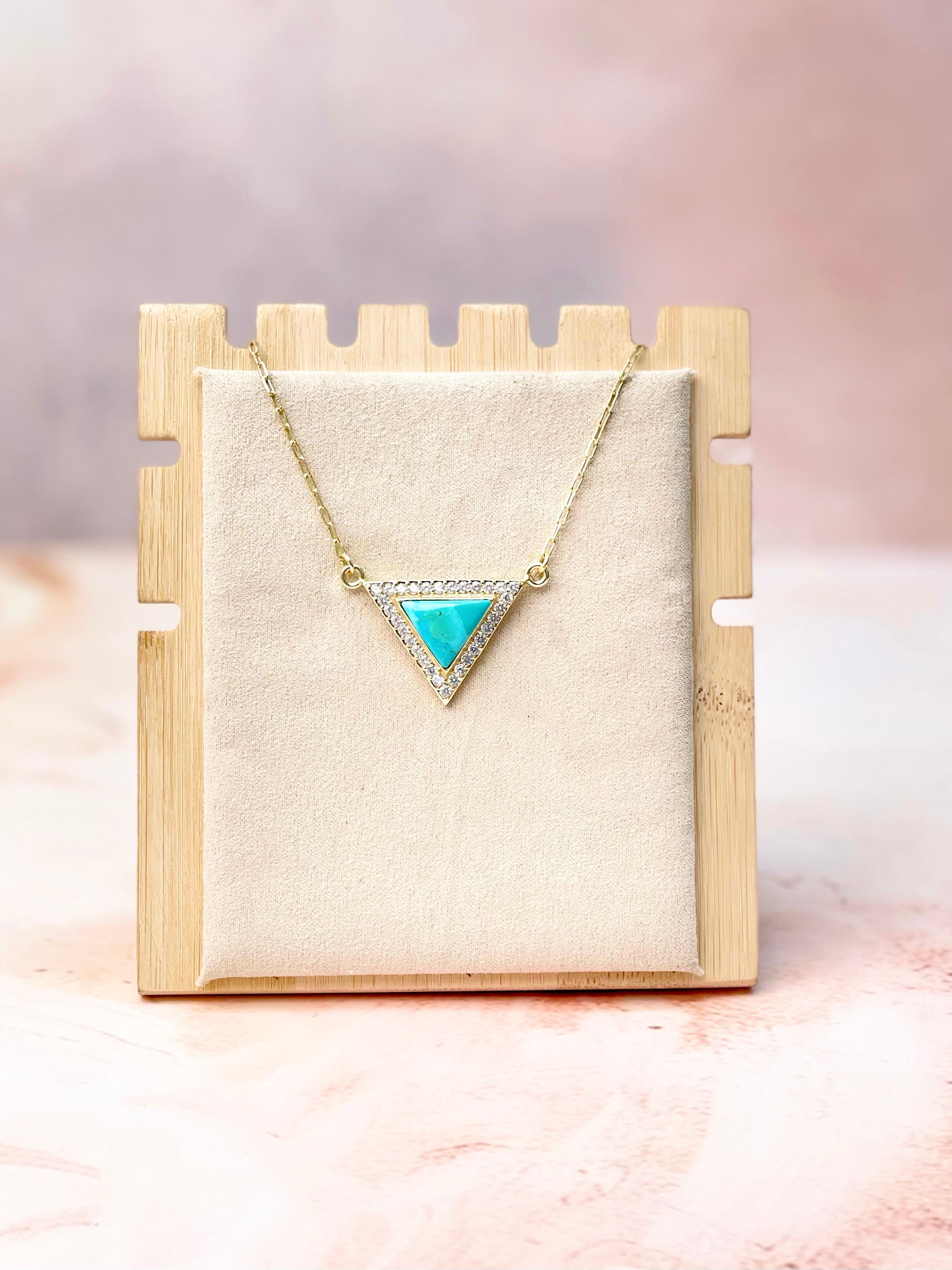 Make Your Mark Crystal & Stone Necklace-Necklaces-Krush Kandy, Women's Online Fashion Boutique Located in Phoenix, Arizona (Scottsdale Area)