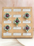 Purple Oyster & Varascite Multi Cluster Rings-Rings-Krush Kandy, Women's Online Fashion Boutique Located in Phoenix, Arizona (Scottsdale Area)