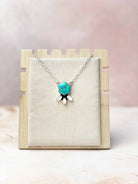 Hexagon Multi Gem & MOP Chain Pendants-Necklaces-Krush Kandy, Women's Online Fashion Boutique Located in Phoenix, Arizona (Scottsdale Area)