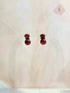 Amber, Turquoise & Crystal Boho Earrings-Earrings-Krush Kandy, Women's Online Fashion Boutique Located in Phoenix, Arizona (Scottsdale Area)