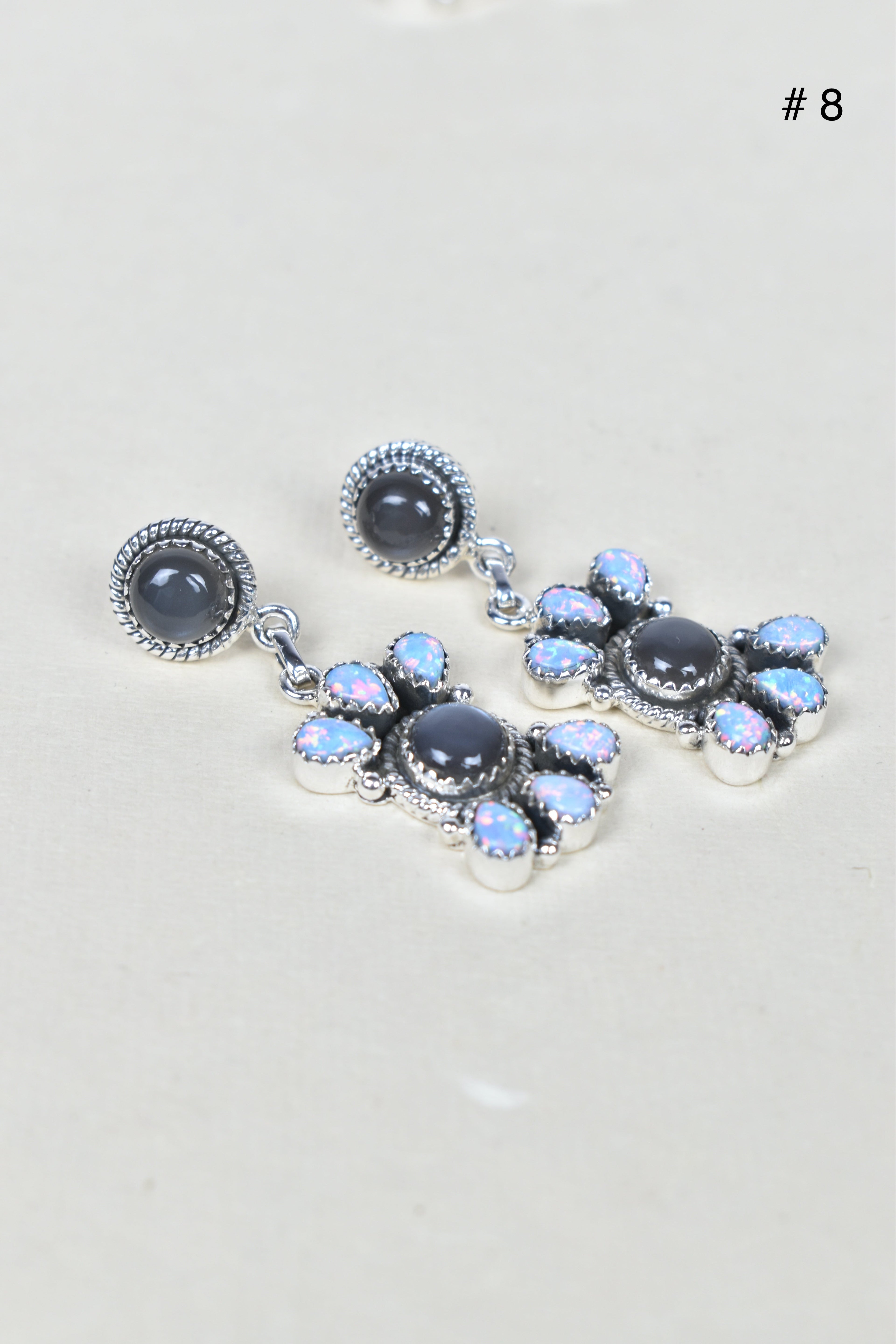 Trine Jewel Cascade Earrings-Drop Earrings-Krush Kandy, Women's Online Fashion Boutique Located in Phoenix, Arizona (Scottsdale Area)