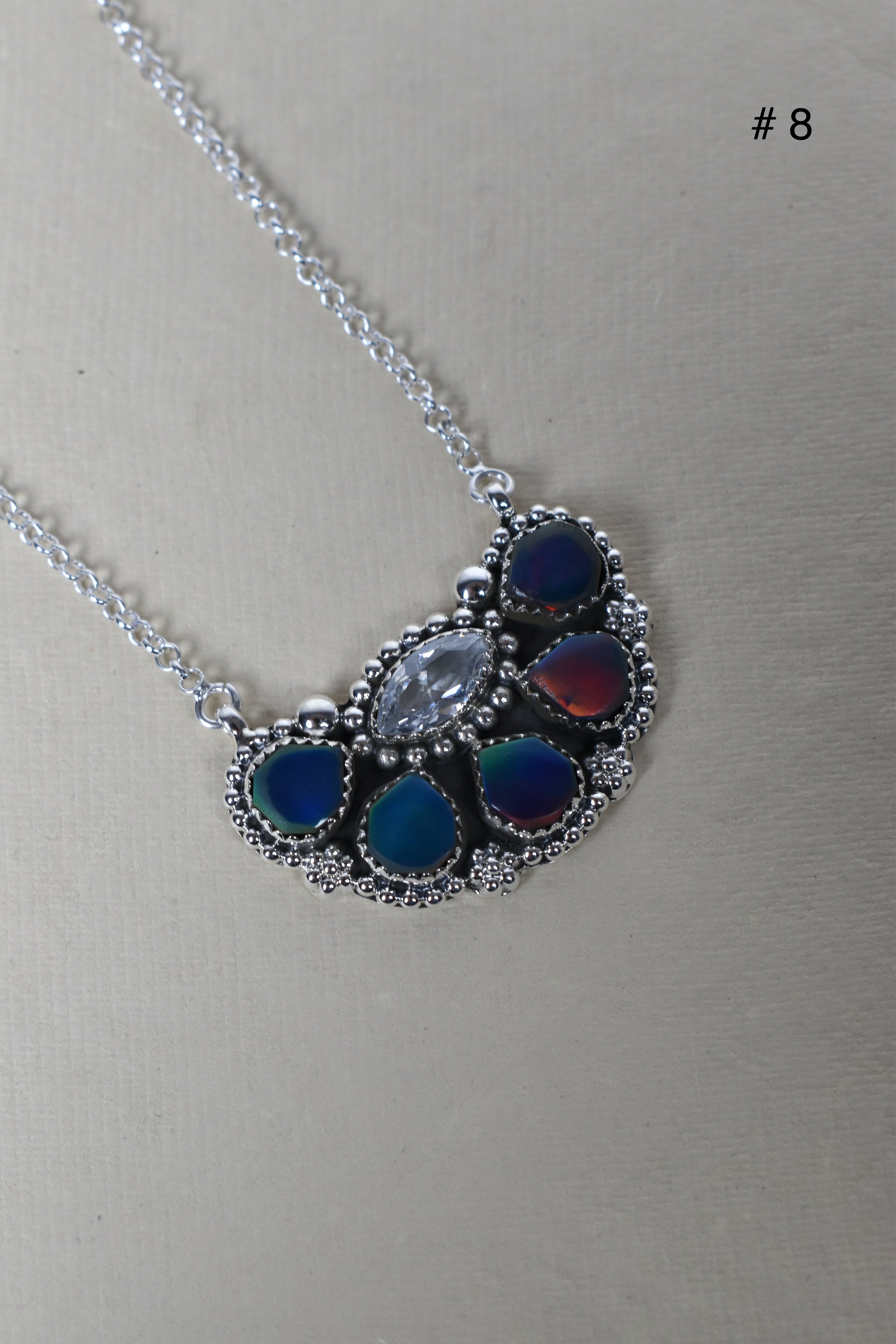 Paw Pad CZ & Stone Necklace-Pendant Necklaces-Krush Kandy, Women's Online Fashion Boutique Located in Phoenix, Arizona (Scottsdale Area)