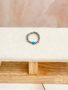 Dainty Desert Pearl Turquoise Ring-Rings-Krush Kandy, Women's Online Fashion Boutique Located in Phoenix, Arizona (Scottsdale Area)
