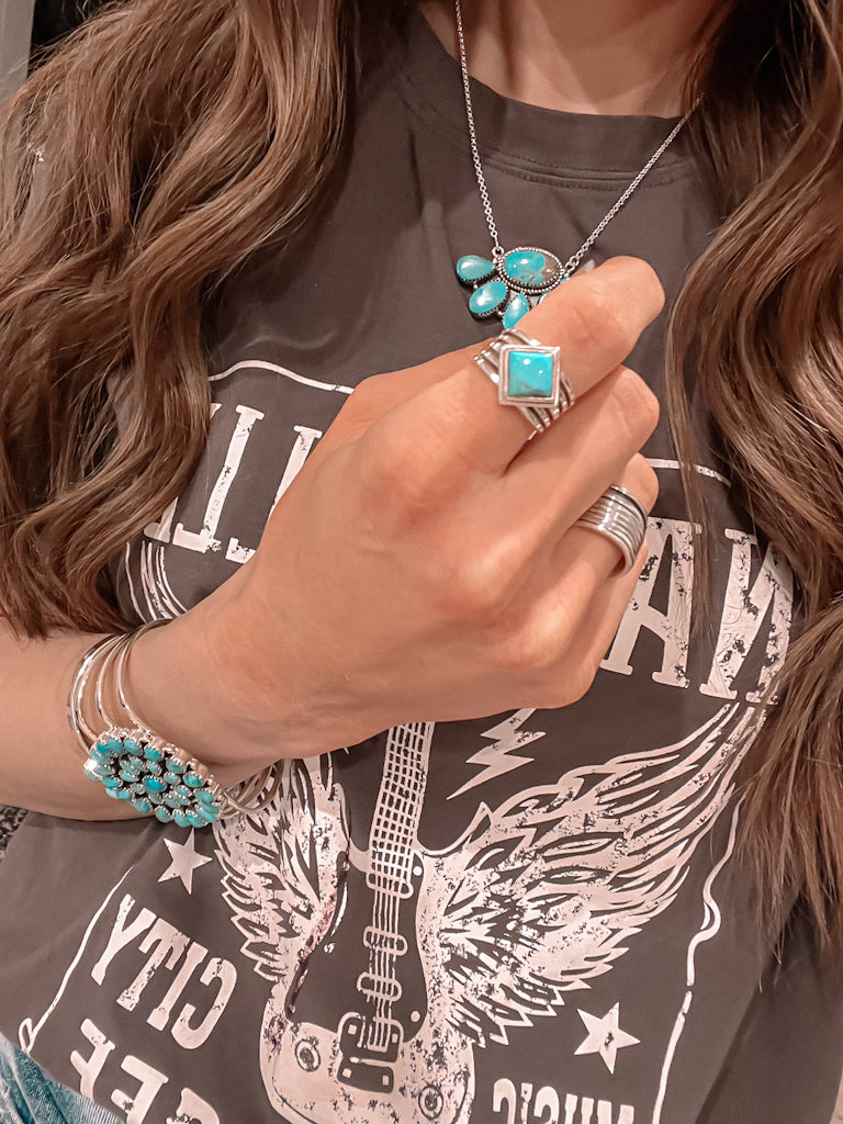 Edith Stone Ring-Statement Rings-Krush Kandy, Women's Online Fashion Boutique Located in Phoenix, Arizona (Scottsdale Area)