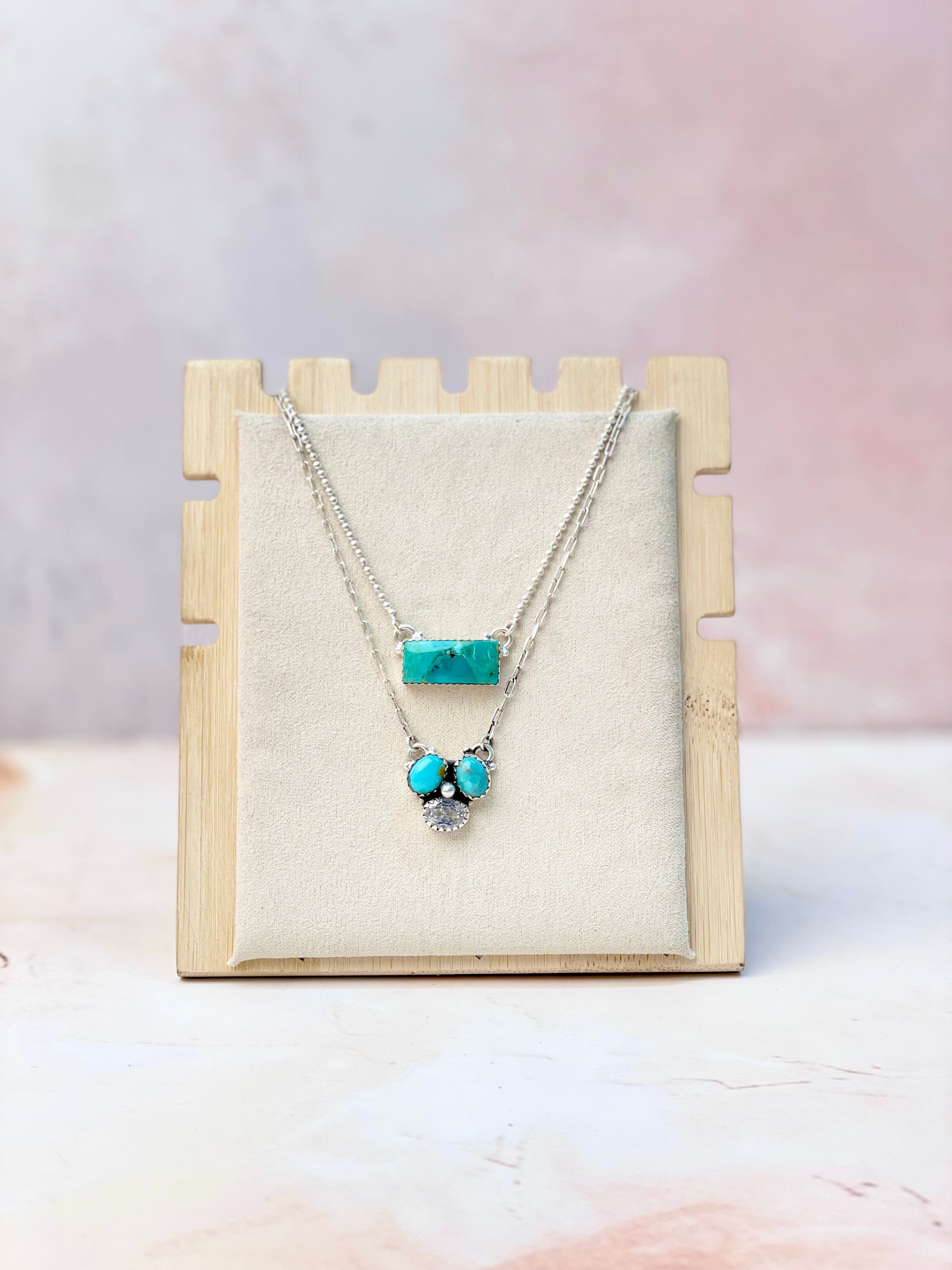 Baby Bar and Cluster Layered Necklace-Necklaces-Krush Kandy, Women's Online Fashion Boutique Located in Phoenix, Arizona (Scottsdale Area)