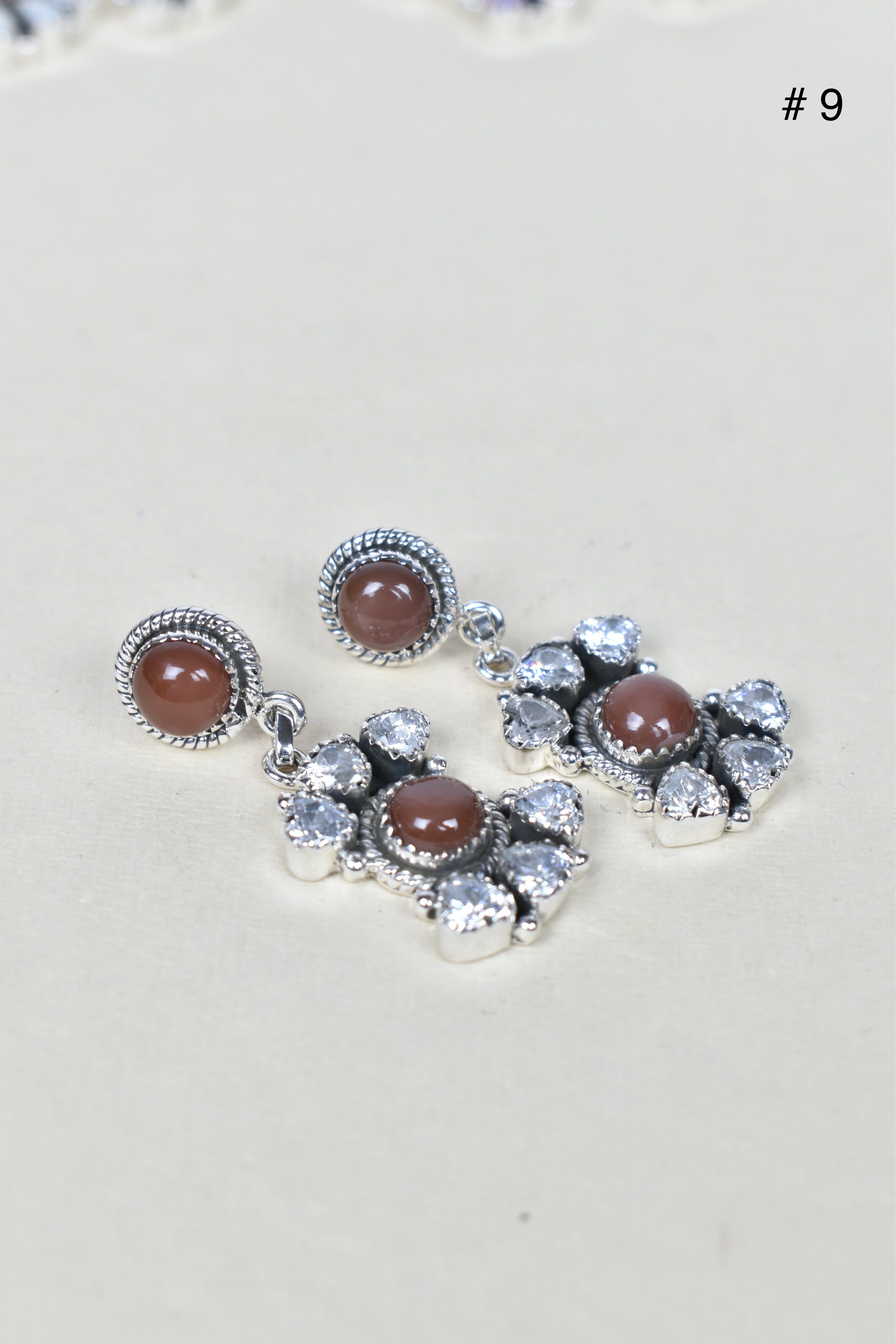Trine Jewel Cascade Earrings-Drop Earrings-Krush Kandy, Women's Online Fashion Boutique Located in Phoenix, Arizona (Scottsdale Area)