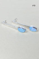Silver Solitaire Bar Earrings-Drop Earrings-Krush Kandy, Women's Online Fashion Boutique Located in Phoenix, Arizona (Scottsdale Area)
