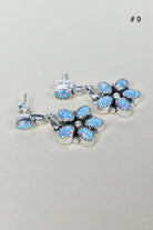 Pentapetal Post Sterling Silver Earrings-Drop Earrings-Krush Kandy, Women's Online Fashion Boutique Located in Phoenix, Arizona (Scottsdale Area)