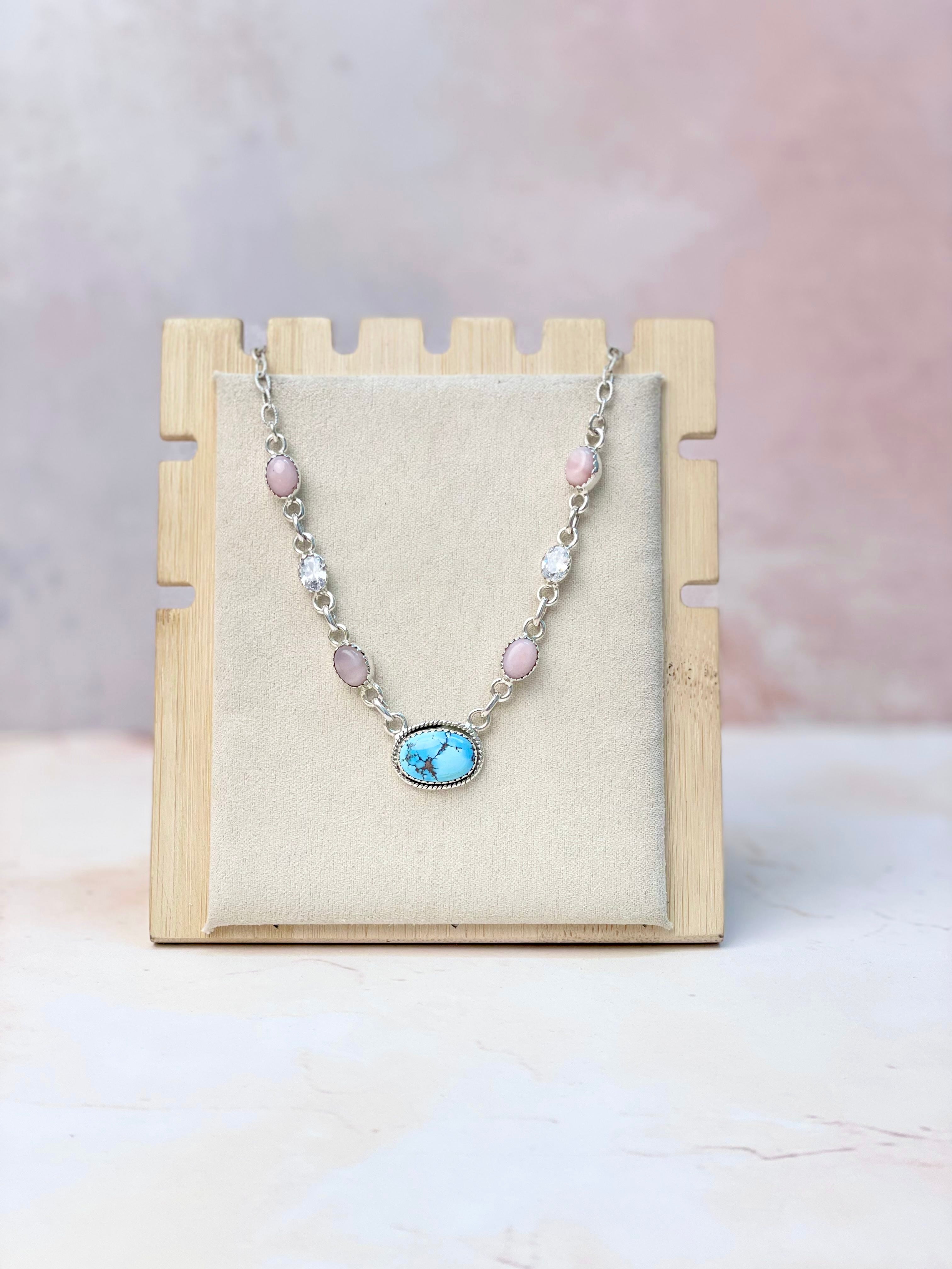 Wild West Golden Hill CZ Necklace-Necklaces-Krush Kandy, Women's Online Fashion Boutique Located in Phoenix, Arizona (Scottsdale Area)