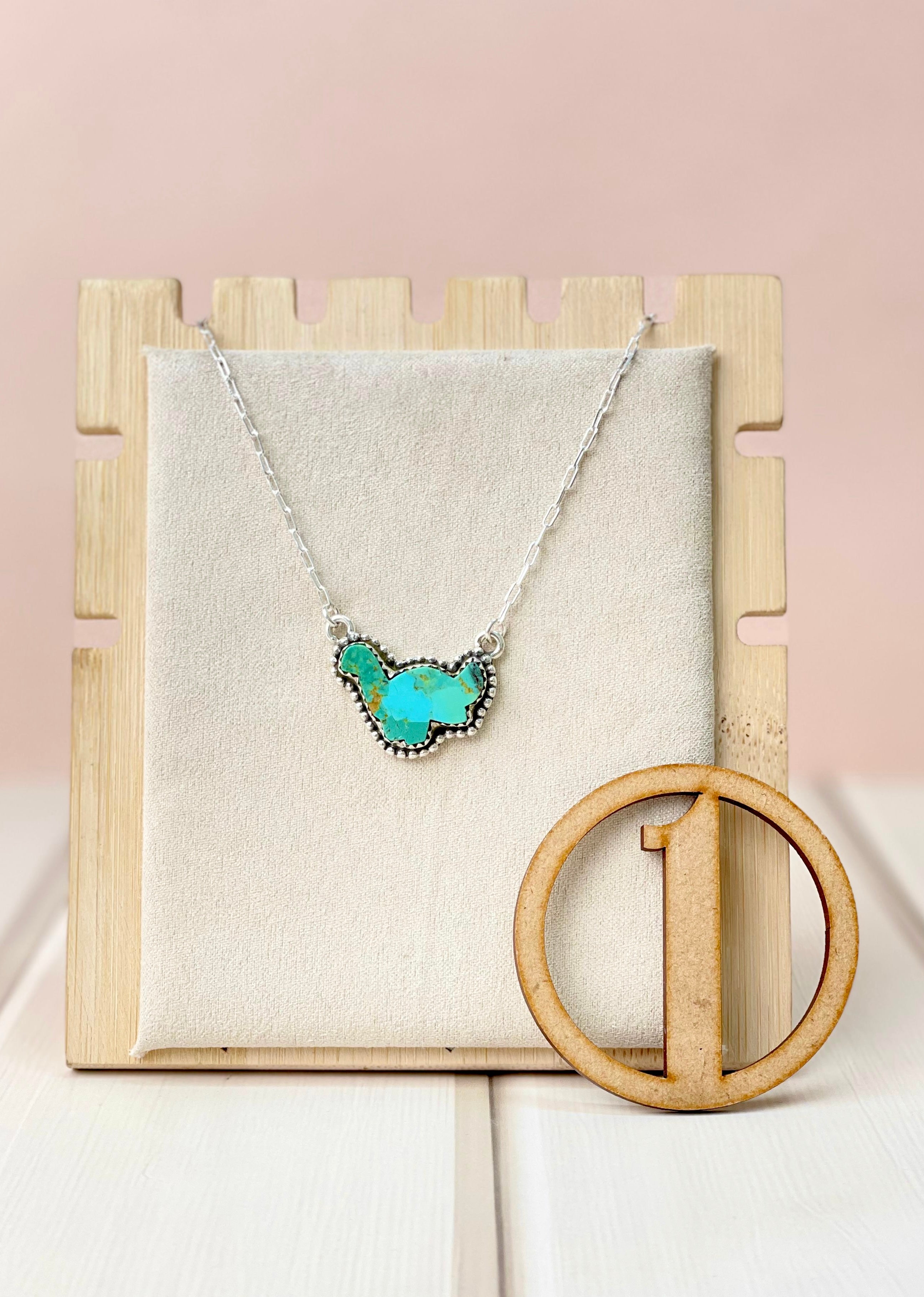 Dainty Dino in the Wild Chain Pendant-Necklaces-Krush Kandy, Women's Online Fashion Boutique Located in Phoenix, Arizona (Scottsdale Area)