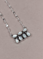 Starry Horizon Gemstone Bar Necklace-Bar Necklaces-Krush Kandy, Women's Online Fashion Boutique Located in Phoenix, Arizona (Scottsdale Area)