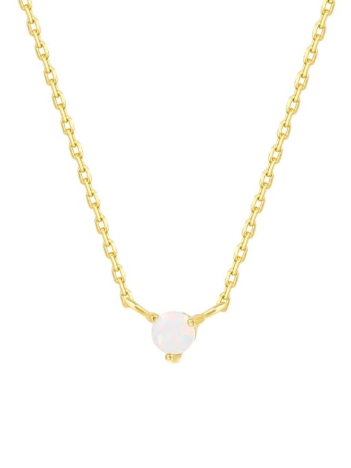 Krush Opal Dainty Necklace-Necklaces-Krush Kandy, Women's Online Fashion Boutique Located in Phoenix, Arizona (Scottsdale Area)