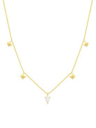 Krush Opal Geometric Dainty Necklace-Necklaces-Krush Kandy, Women's Online Fashion Boutique Located in Phoenix, Arizona (Scottsdale Area)