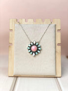 Paloma, Conch & White Buffalo Cluster Necklace-Necklaces-Krush Kandy, Women's Online Fashion Boutique Located in Phoenix, Arizona (Scottsdale Area)
