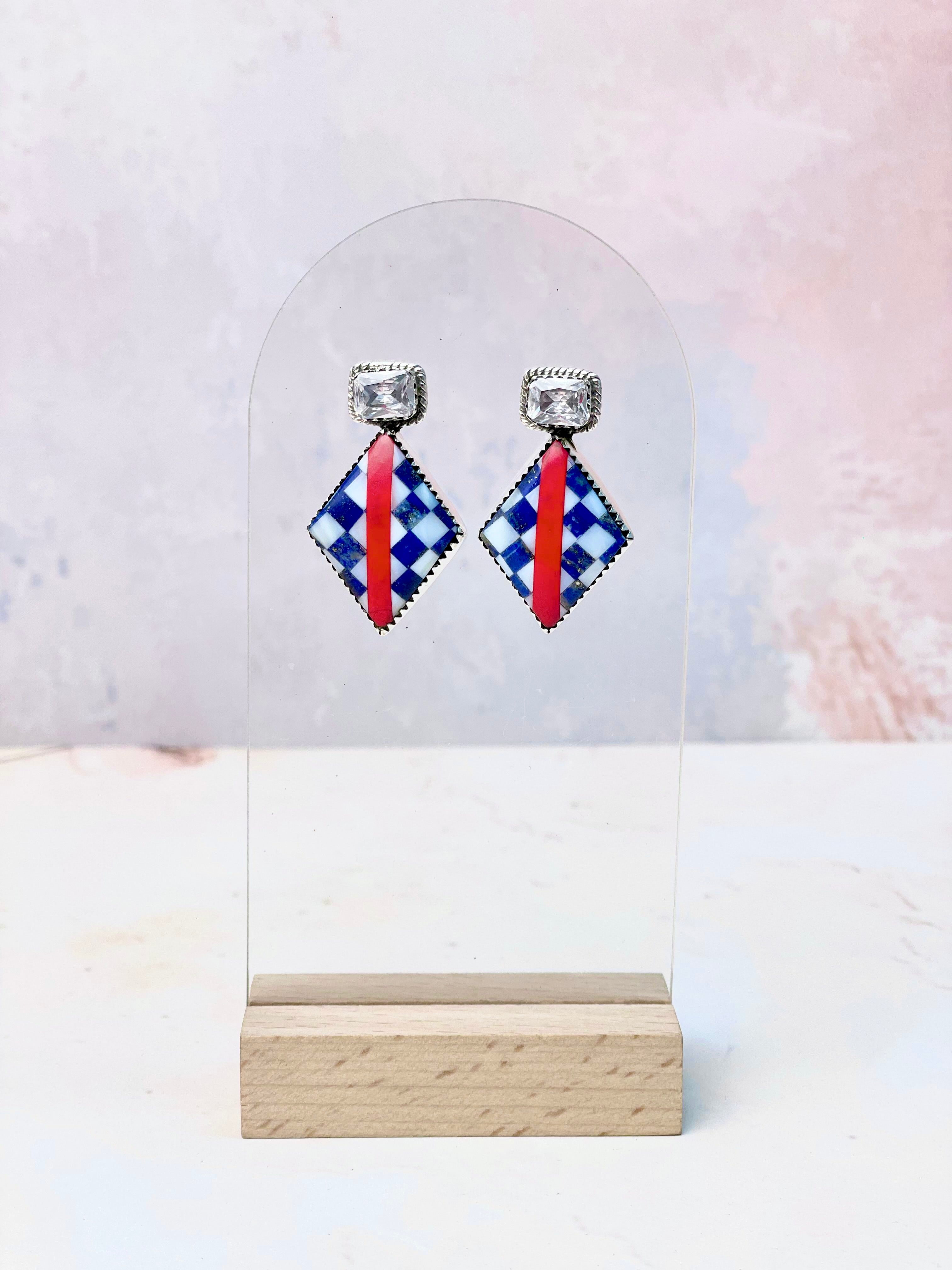 Declaration Dazzle Drops Earrings-Earrings-Krush Kandy, Women's Online Fashion Boutique Located in Phoenix, Arizona (Scottsdale Area)