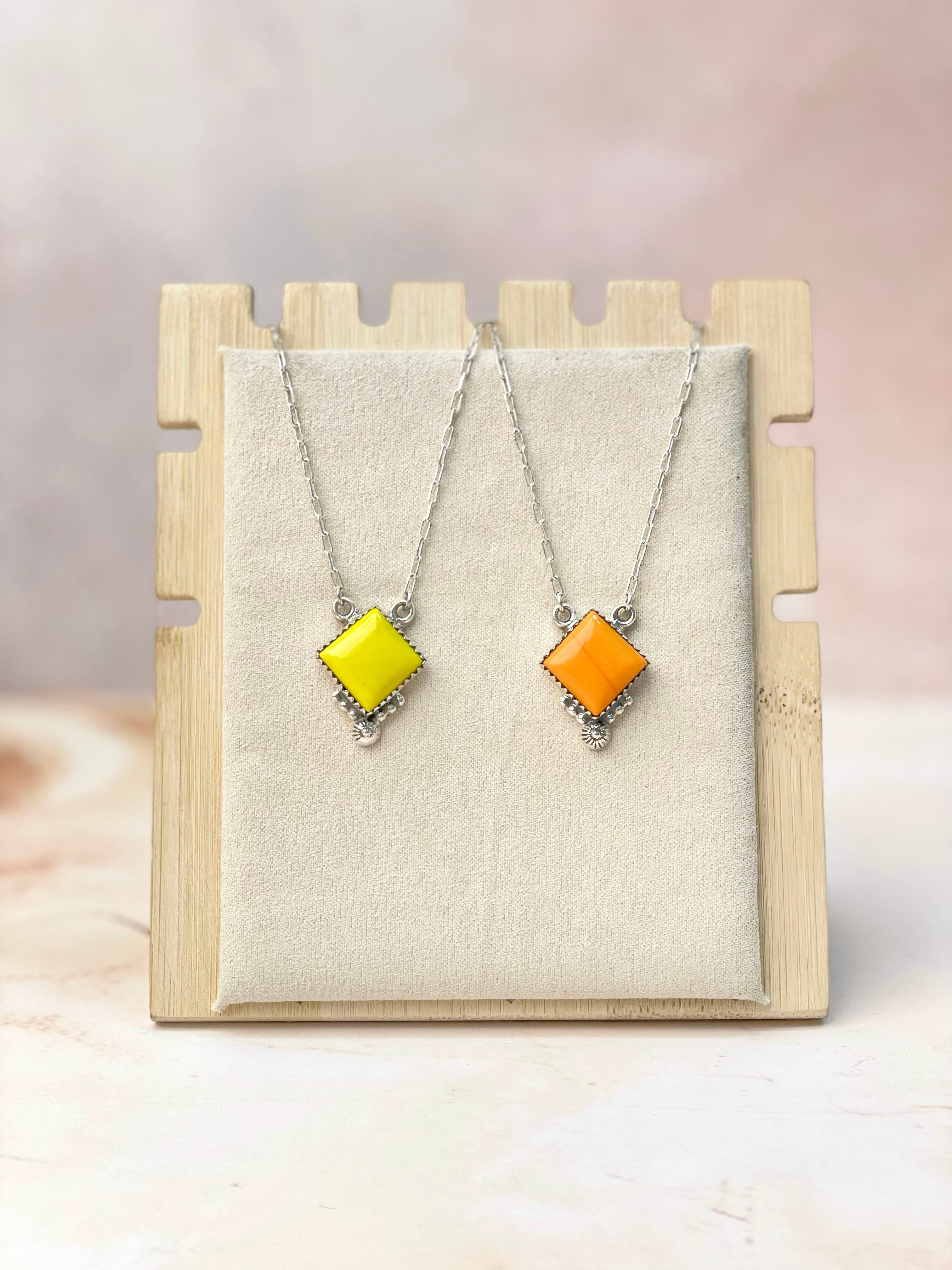 Rosarita Square Dainty Necklace-Necklaces-Krush Kandy, Women's Online Fashion Boutique Located in Phoenix, Arizona (Scottsdale Area)