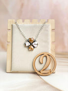 Angel Dahlia & Deer Fawn Necklace no13-Necklaces-Krush Kandy, Women's Online Fashion Boutique Located in Phoenix, Arizona (Scottsdale Area)