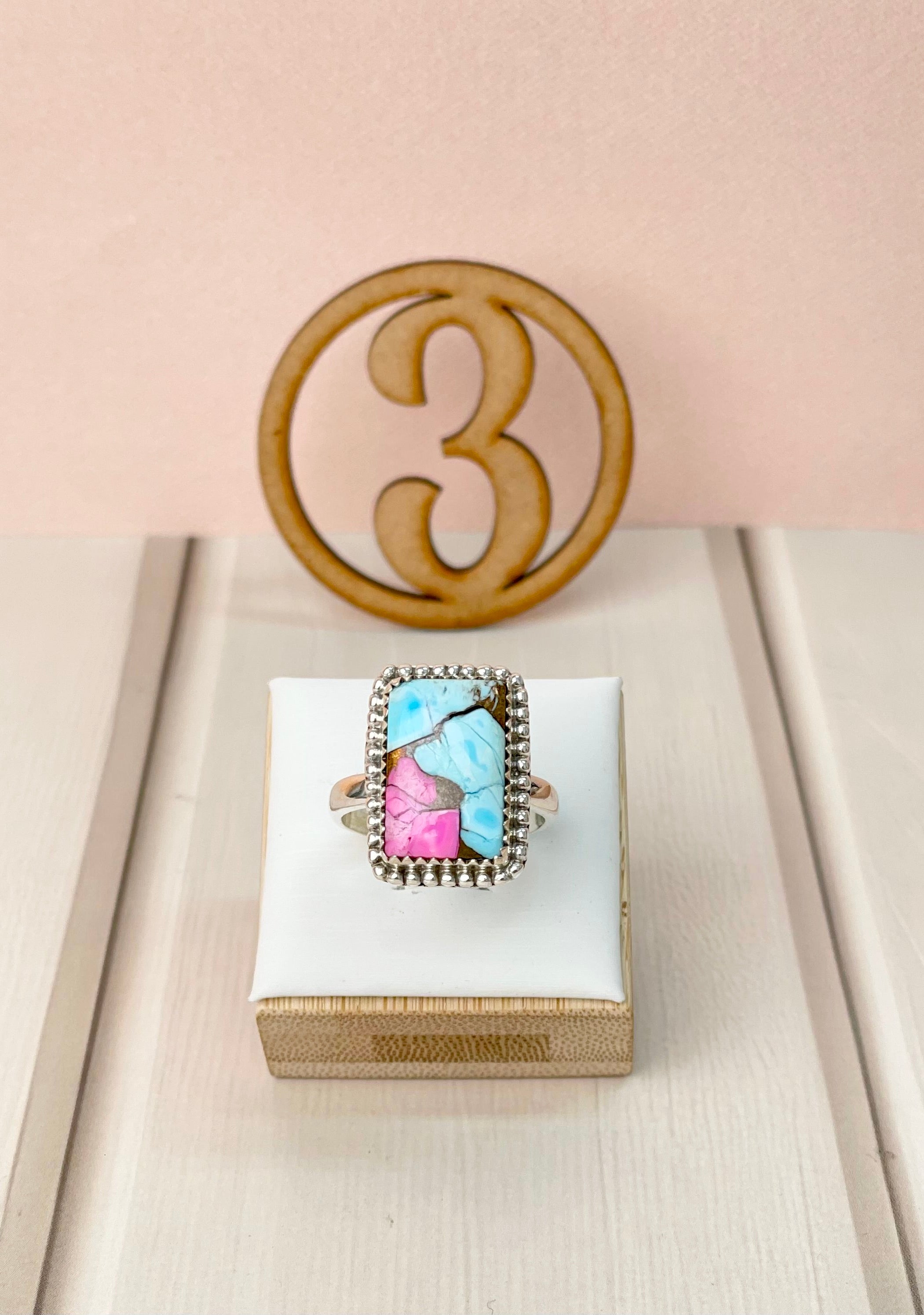 Cotton Candy Boho Bar Rings-Rings-Krush Kandy, Women's Online Fashion Boutique Located in Phoenix, Arizona (Scottsdale Area)