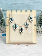 Winter Frost Golden Hills Pine Drops Necklace-Necklaces-Krush Kandy, Women's Online Fashion Boutique Located in Phoenix, Arizona (Scottsdale Area)