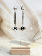 Boho Bar Stones Drop Dangle Earrings-Earrings-Krush Kandy, Women's Online Fashion Boutique Located in Phoenix, Arizona (Scottsdale Area)