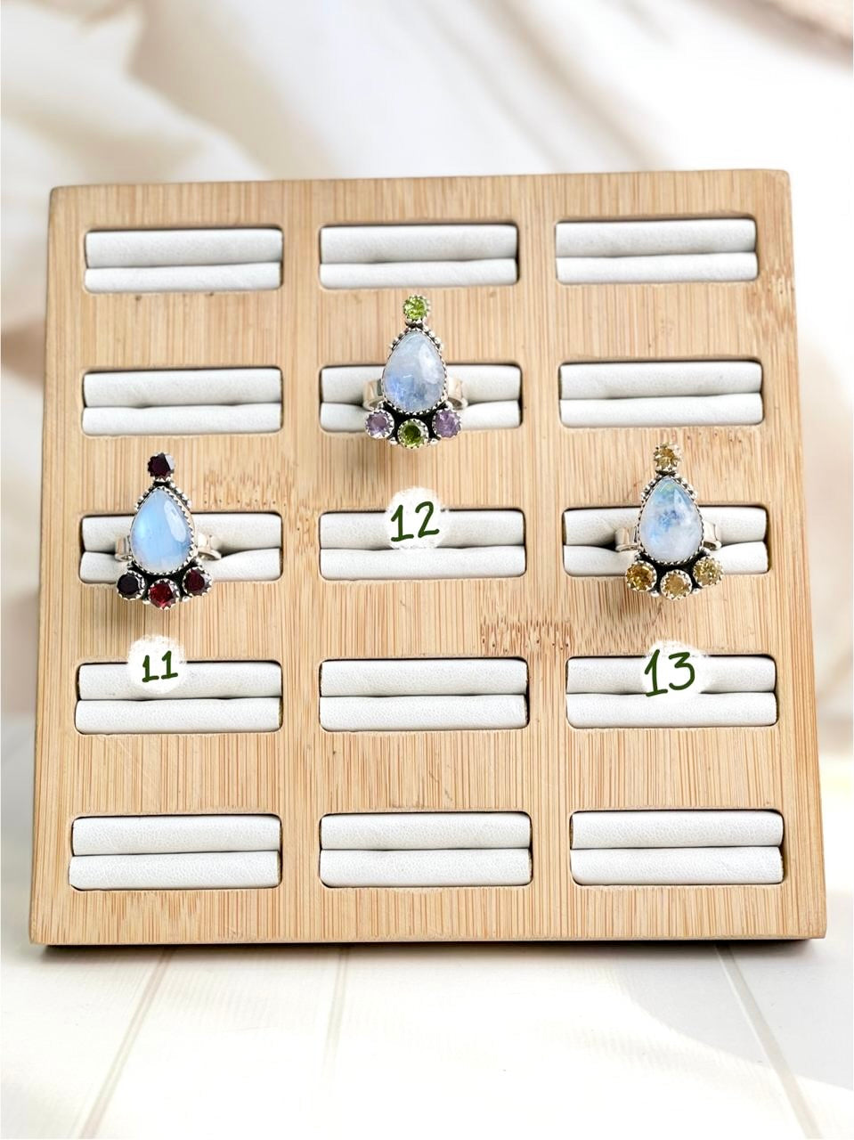 Celestial Spring Moonstone One of a Kind Rings-Rings-Krush Kandy, Women's Online Fashion Boutique Located in Phoenix, Arizona (Scottsdale Area)