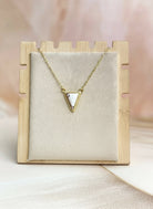 Triad Gold over Silver Multi Stone Necklace-Necklaces-Krush Kandy, Women's Online Fashion Boutique Located in Phoenix, Arizona (Scottsdale Area)
