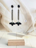 Boho Bar Stones Drop Dangle Earrings-Earrings-Krush Kandy, Women's Online Fashion Boutique Located in Phoenix, Arizona (Scottsdale Area)