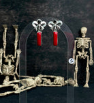 Halloween Studs Rosarita & Black Onyx sno 18-Earrings-Krush Kandy, Women's Online Fashion Boutique Located in Phoenix, Arizona (Scottsdale Area)