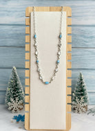 Winter Frost Golden Hills Line Necklace-Necklaces-Krush Kandy, Women's Online Fashion Boutique Located in Phoenix, Arizona (Scottsdale Area)