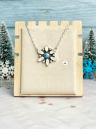 Winter Frost Golden Hills Snowflake Necklace-Necklaces-Krush Kandy, Women's Online Fashion Boutique Located in Phoenix, Arizona (Scottsdale Area)
