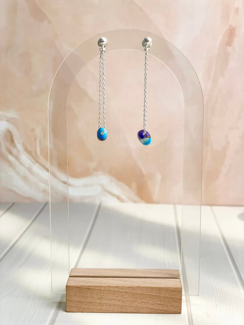 Dahlia Chain Drops Earrings-Earrings-Krush Kandy, Women's Online Fashion Boutique Located in Phoenix, Arizona (Scottsdale Area)