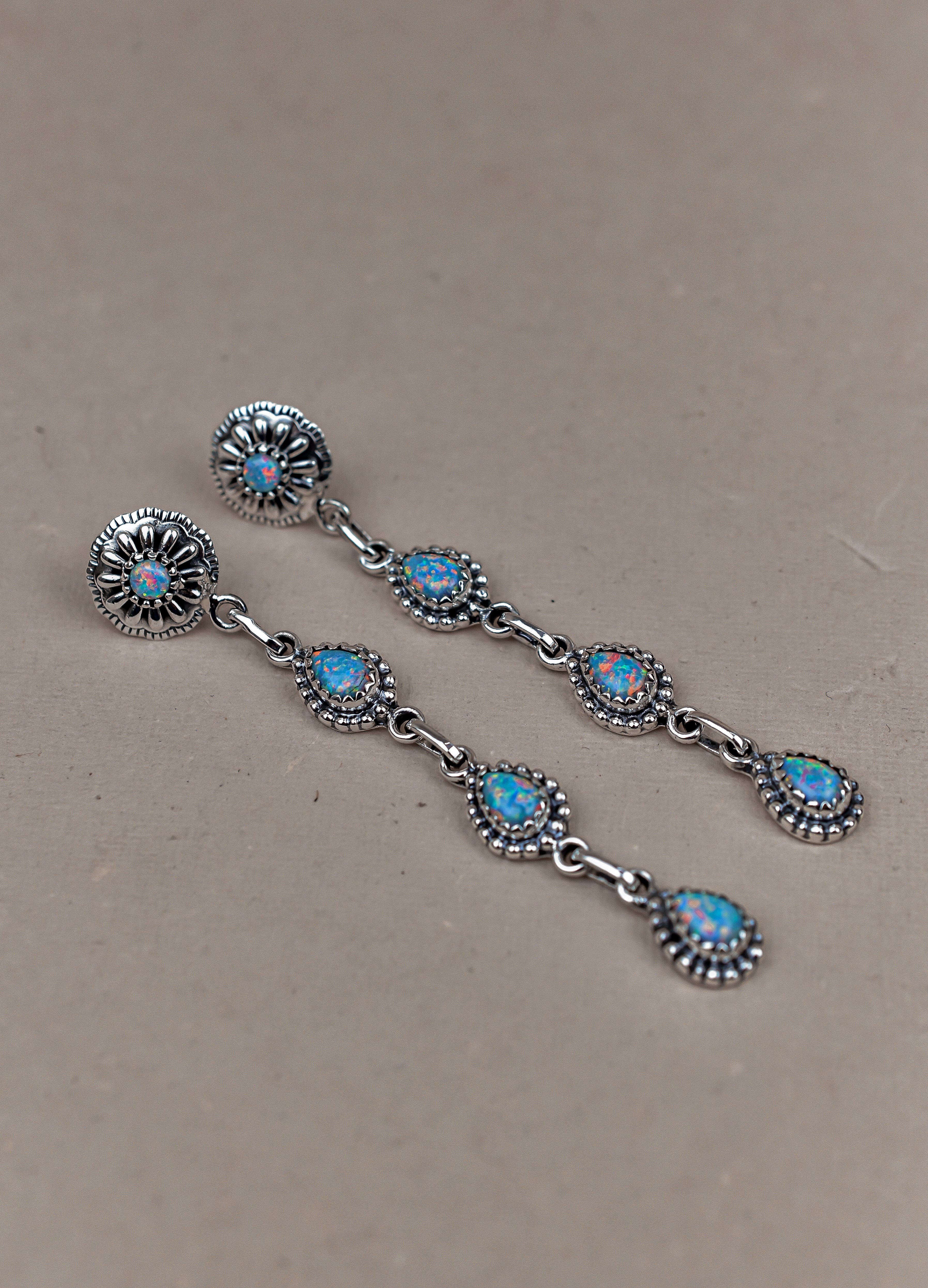 Sterling Silver Tear Drop Earrings-Drop Earrings-Krush Kandy, Women's Online Fashion Boutique Located in Phoenix, Arizona (Scottsdale Area)