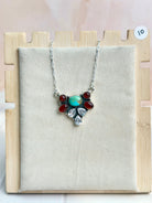 Amber, Turquoise & Crystal Necklaces-Necklaces-Krush Kandy, Women's Online Fashion Boutique Located in Phoenix, Arizona (Scottsdale Area)