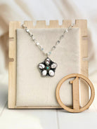 Blinging Chain Daisy Necklace-Necklaces-Krush Kandy, Women's Online Fashion Boutique Located in Phoenix, Arizona (Scottsdale Area)