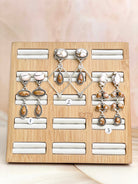 Angel Dahlia & Deer Fawn Earrings no4-Earrings-Krush Kandy, Women's Online Fashion Boutique Located in Phoenix, Arizona (Scottsdale Area)