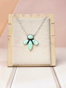 Paloma Three Petal Chain Necklace-Necklaces-Krush Kandy, Women's Online Fashion Boutique Located in Phoenix, Arizona (Scottsdale Area)