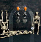 Rosarita & Black Onyx Halloween Studs sno 17-Earrings-Krush Kandy, Women's Online Fashion Boutique Located in Phoenix, Arizona (Scottsdale Area)