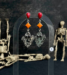 Halloween Studs Rosarita & Black Onyx sno 15-Earrings-Krush Kandy, Women's Online Fashion Boutique Located in Phoenix, Arizona (Scottsdale Area)