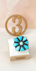 White Water Turquoise & Paloma Western Rings Bno. 11-Rings-Krush Kandy, Women's Online Fashion Boutique Located in Phoenix, Arizona (Scottsdale Area)