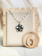 Blinging Chain Daisy Necklace-Necklaces-Krush Kandy, Women's Online Fashion Boutique Located in Phoenix, Arizona (Scottsdale Area)