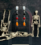 Halloween Studs Rosarita & Black Onyx sno 27-Earrings-Krush Kandy, Women's Online Fashion Boutique Located in Phoenix, Arizona (Scottsdale Area)