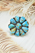 Desert Blue Jasper Blooming Rings-Rings-Krush Kandy, Women's Online Fashion Boutique Located in Phoenix, Arizona (Scottsdale Area)