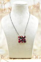 Kandy Bar Stone Cluster Necklaces-Necklaces-Krush Kandy, Women's Online Fashion Boutique Located in Phoenix, Arizona (Scottsdale Area)