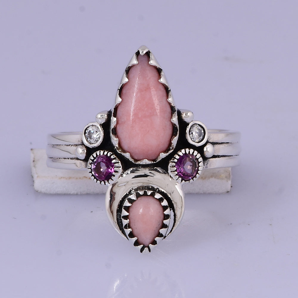 Moonlight Bliss Stone Ring-Rings-Krush Kandy, Women's Online Fashion Boutique Located in Phoenix, Arizona (Scottsdale Area)
