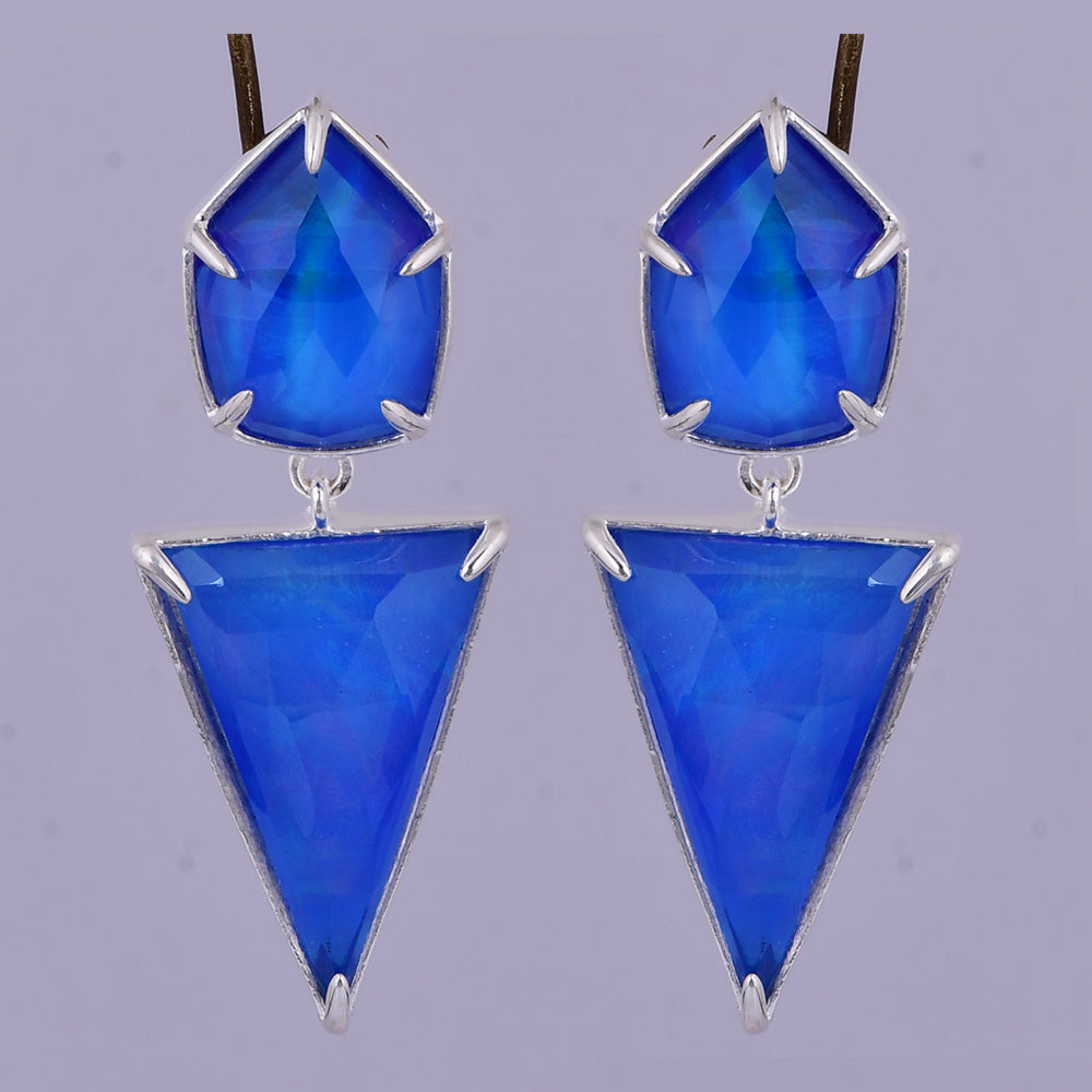 Coastal Dreamer Stone Slab Earrings-Earrings-Krush Kandy, Women's Online Fashion Boutique Located in Phoenix, Arizona (Scottsdale Area)